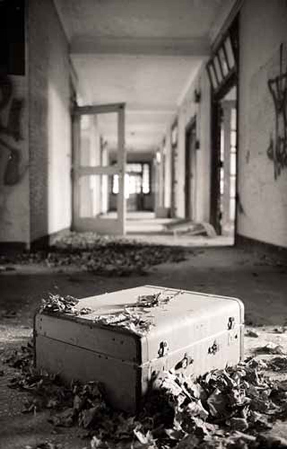 Abandoned - monochrome