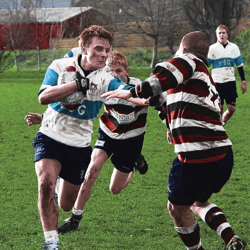 Rugby - colorized
